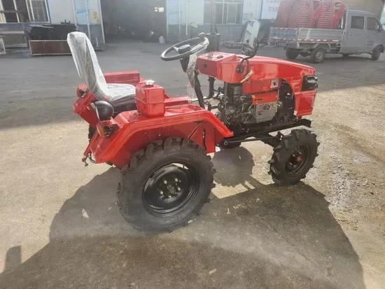 Mini Tractor 12HP 15HP 18HP 22HP 25HP With Roto Cultivator Tiller Weeder